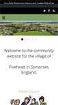 Mobile Screenshot of fivehead-village.org.uk